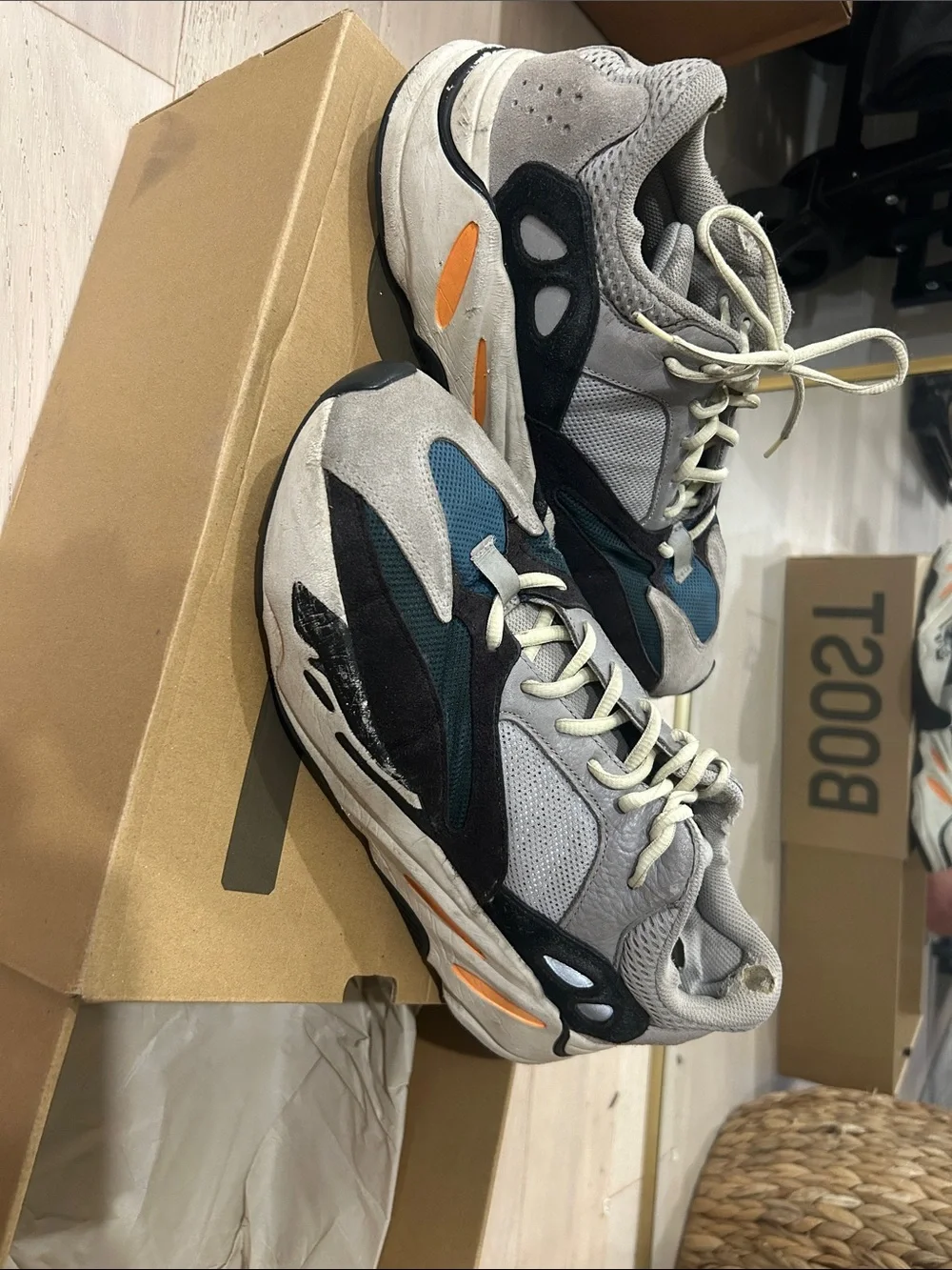 Authentic adidas Yeezy Boost 700 V1 “Teal Blue”